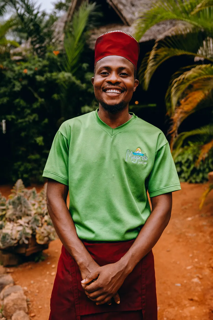 Simba Salum, chef at Magoroto Forest Estate