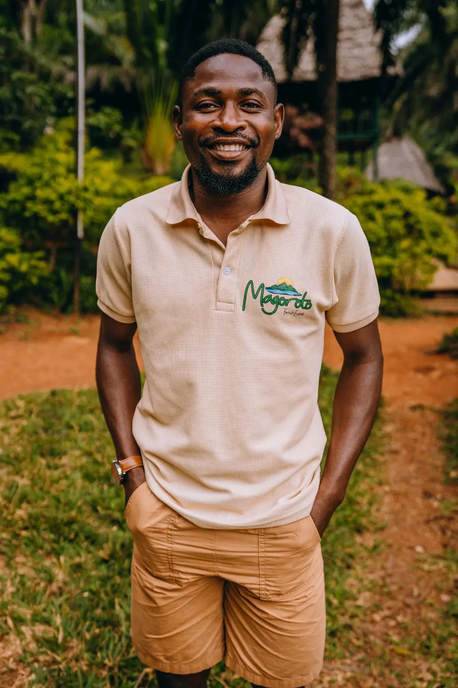 Frank Mahimbo, forest guide at Magoroto Forest Estate